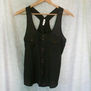 🌻Xhilaration Sheer Black Tank